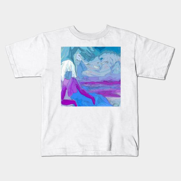 The Ice Princess Kids T-Shirt by Sarah Curtiss